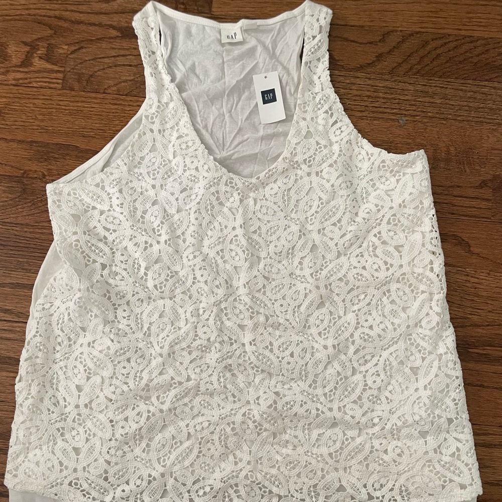 White tank top